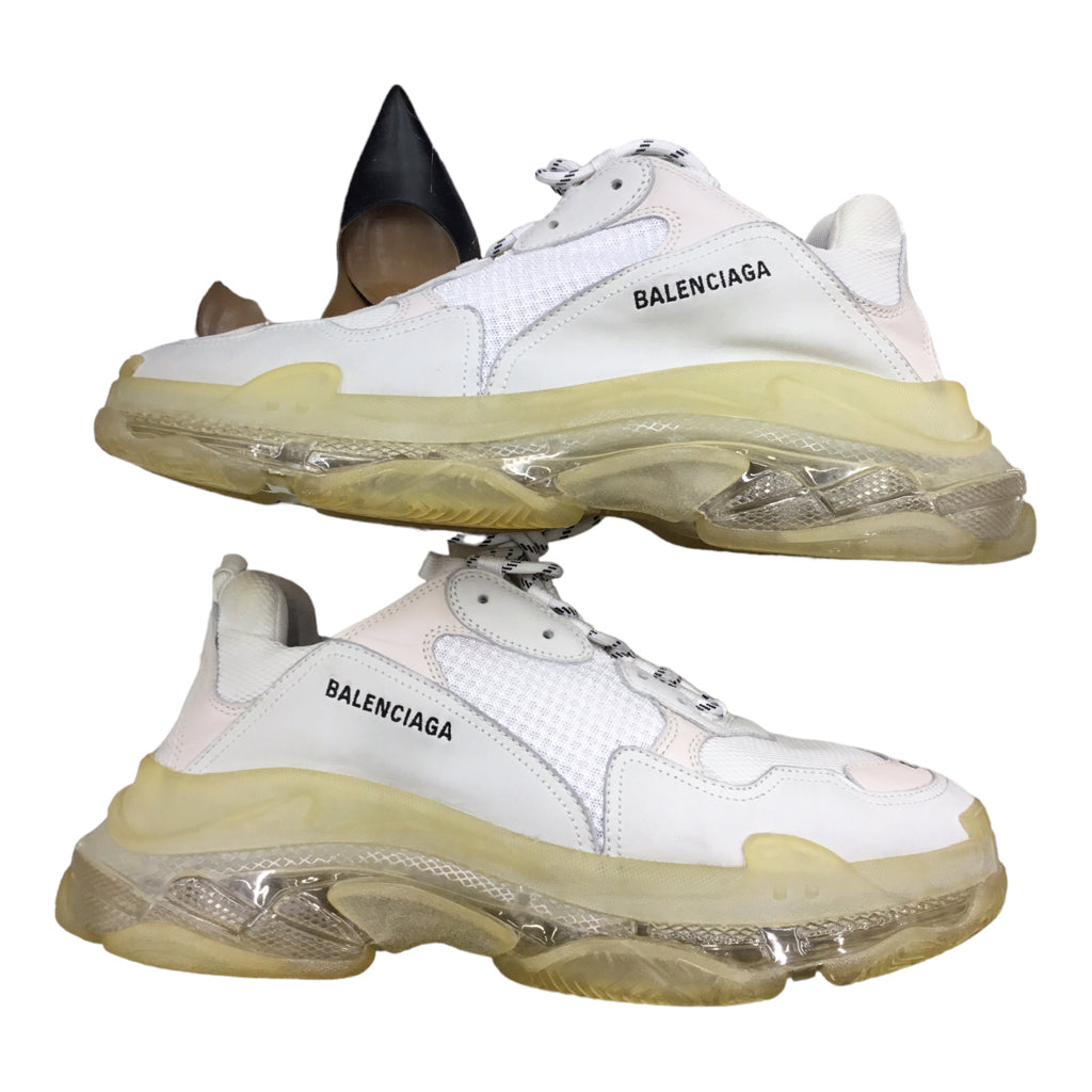 Balenciaga Triple S Clear Sole Light Beige US 14 UK 47 Men Sneaker Shoe hype