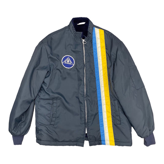 THE GREAT LAKE JACKET Vintage 1970s Racing Jacket With Bell South Patch Sz L
