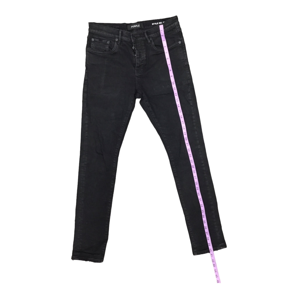 PURPLE BRAND SKINNY JEANS P001 Black Mens Size 31 Streetwear Luxury