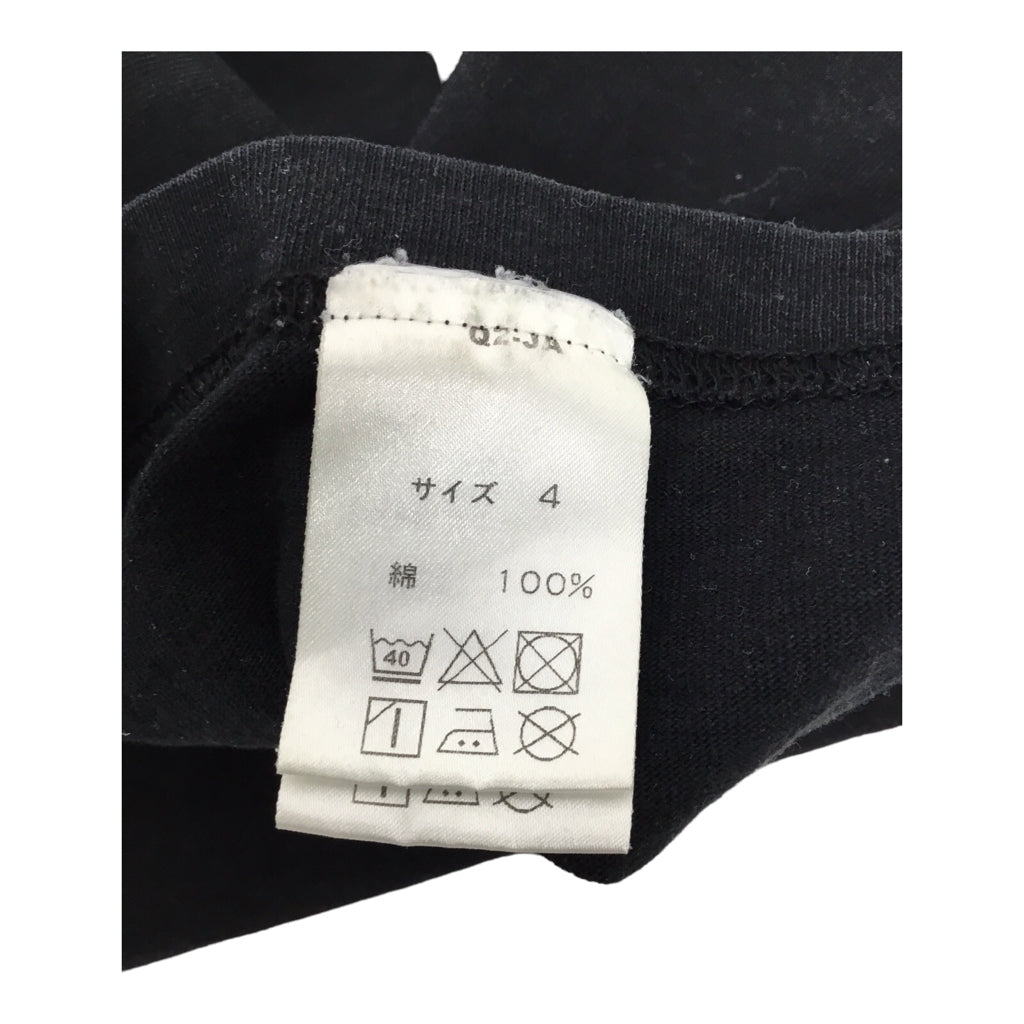 FDMTL Floral Embroidery T-Shirt Mens Size L Black Made In Japan Streetwear