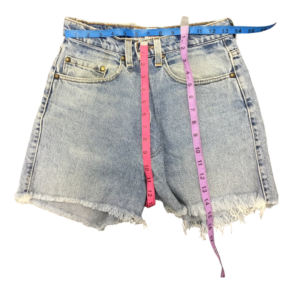 LEVI'S Shorts Cut Off Womens Size S Blue Denim Vintage Y2K Beach/Summer