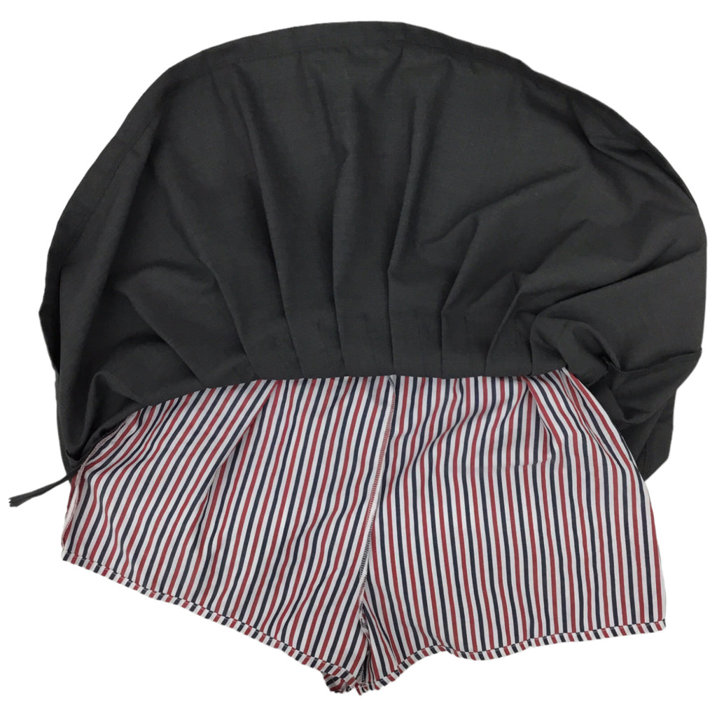 THOM BROWNE Gray Pleated Mini School Girl Skirt S 2 4