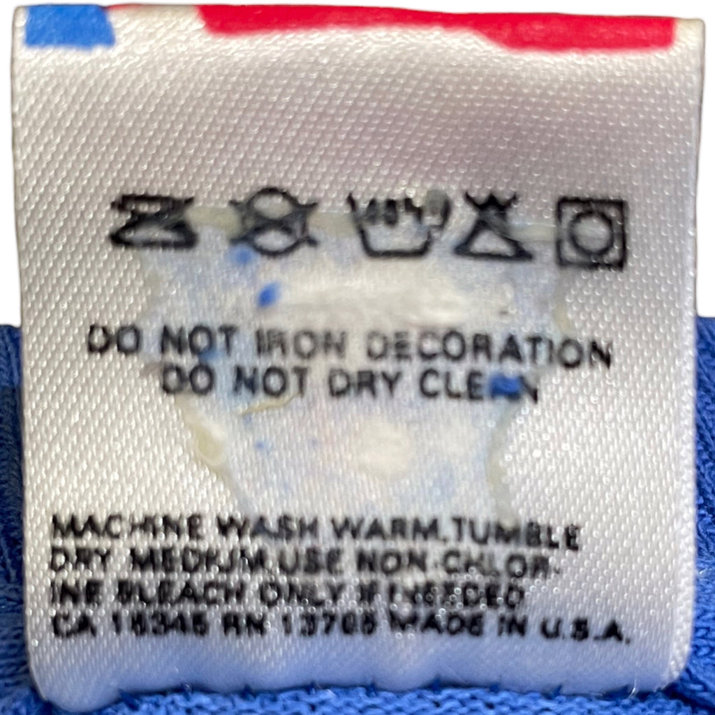 VINTAGE XL Blue T-shirt Tee Short Sleeve 90's 00's y2k single stitch made in usa