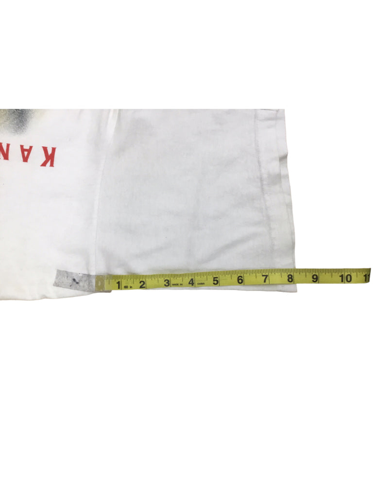 SPORT ATTACK  CHEIFS JAMES HASTY T-Shirt Mens Size M Cream 100% Cotton Y2K