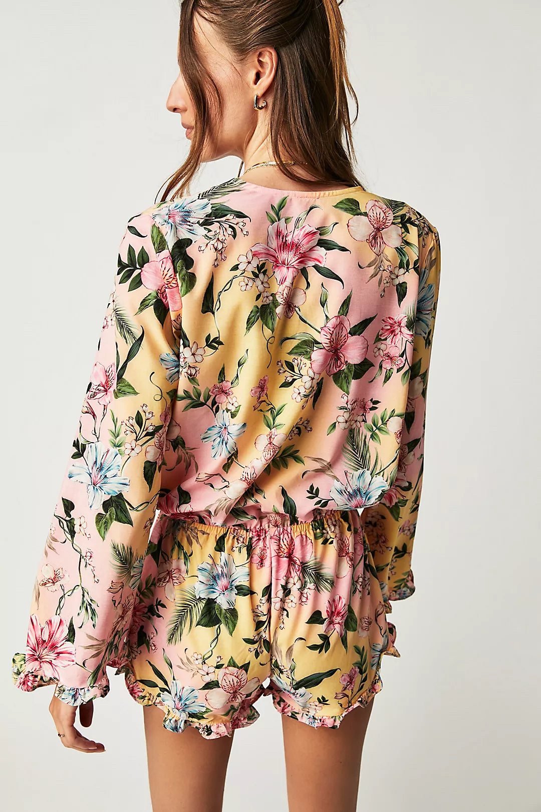 NWT Agua Bendita Free People Larissa Floral Romper Sz M