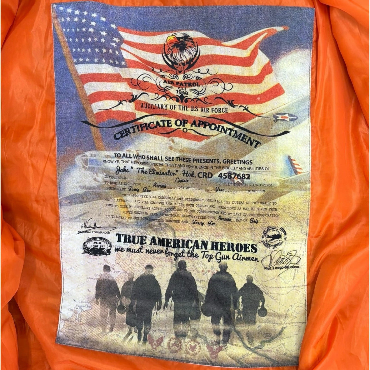 TOP GUN Black VINTAGE Jacket