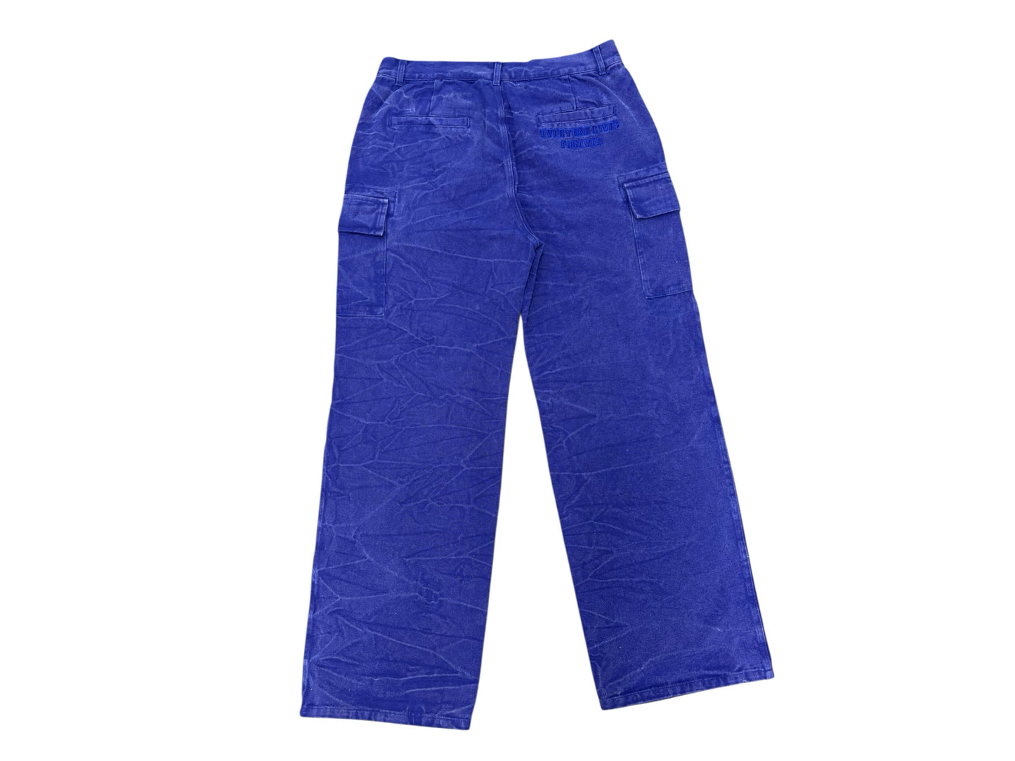 NWT Vale Forever Mns Sz 30 Light Wash Blue Wide Leg Denim Designer Streetwear