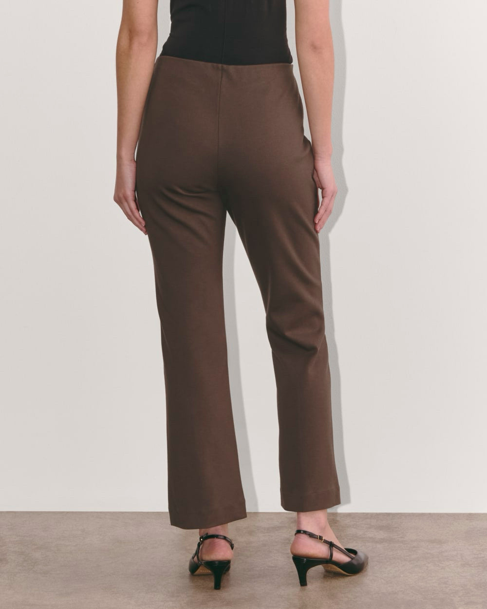 Everlane Earth Brown The Dream Kick Flare WomenPants Sz S NWT
