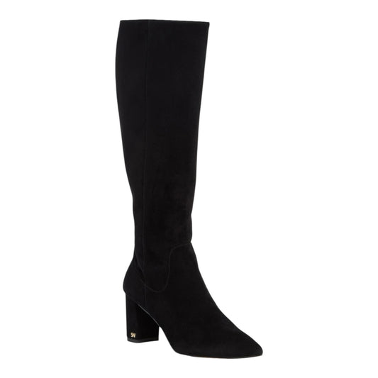 NWOB Stuart Weitzman Renegade 75 Suede Calf High Block Heel Boot Womens Sz 6
