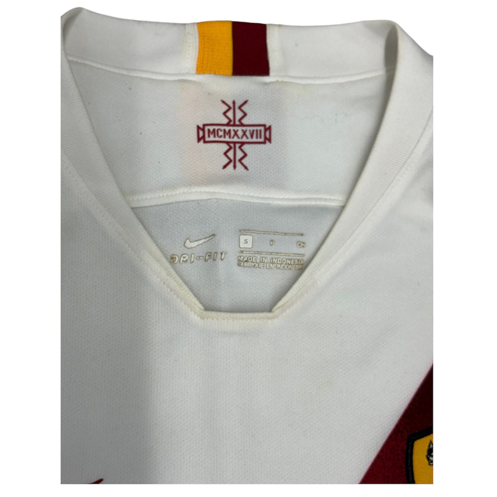 NIKE DRI-FIT A.S ROMA AWAY II 2019/20 FAN PRO WHITE UNISEX  SOCCER JERSEY FOOTBALL SZ S