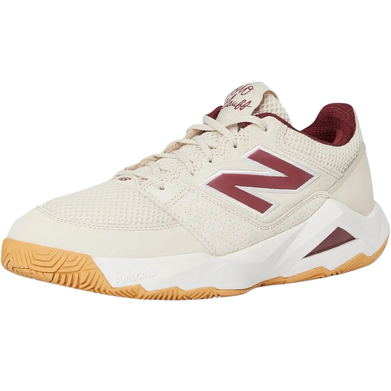 New Balance Coco Delray Bisque Monarcg Burgundy Gum Men Tennis Shoes Sz 15 New
