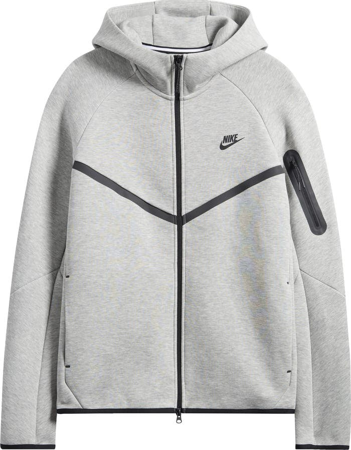 NWT Nike Tech Windrunner Zip up Gray Hoodie Mns Sz L