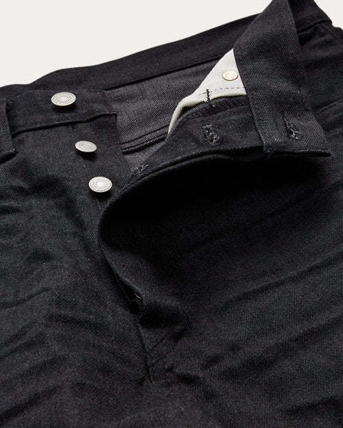 NWT RRL Ralph Lauren Double RRL Vintage 5-Pocket Black Selvedge Jean Mns 33 x 32