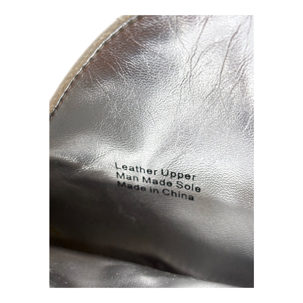 Daniel x Diamond High Noon Crystal-Harness White Western Heel Booties Shoe Wmns Sz 6 Boots