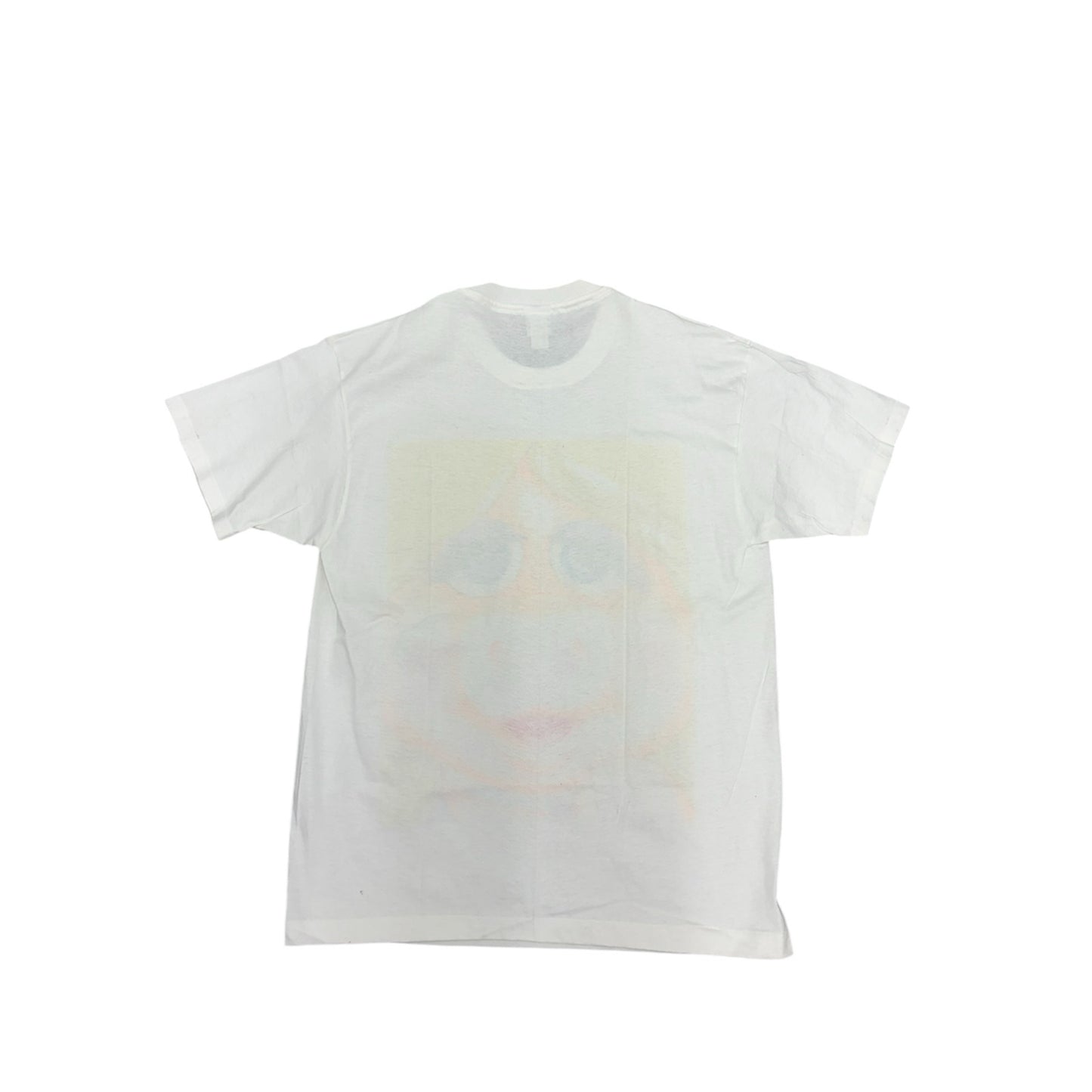 HRLA Vintage Unisex Miss Piggy Big Graphic Face Paint Single Stitched Usa Jim Henson White Tee One Size