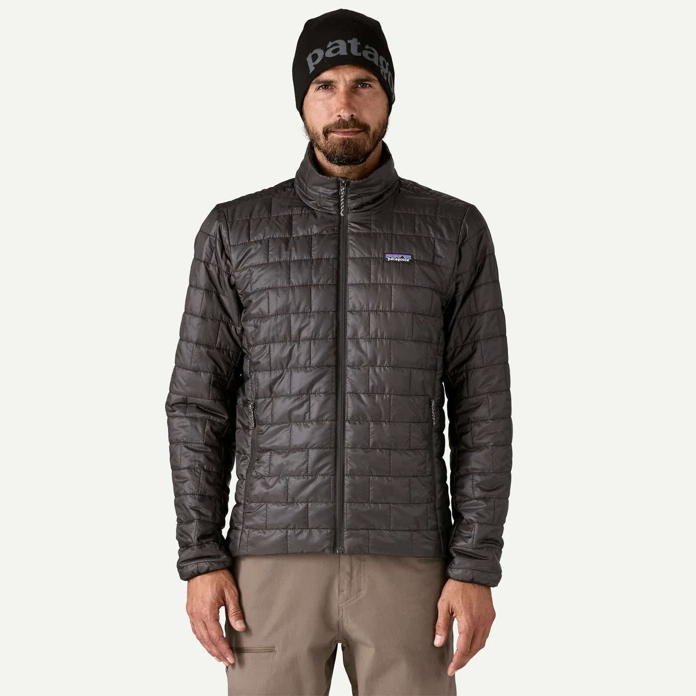 NWT Patagonia Mns Sz S Nano Puff Insulated Black Zip Up Jacket