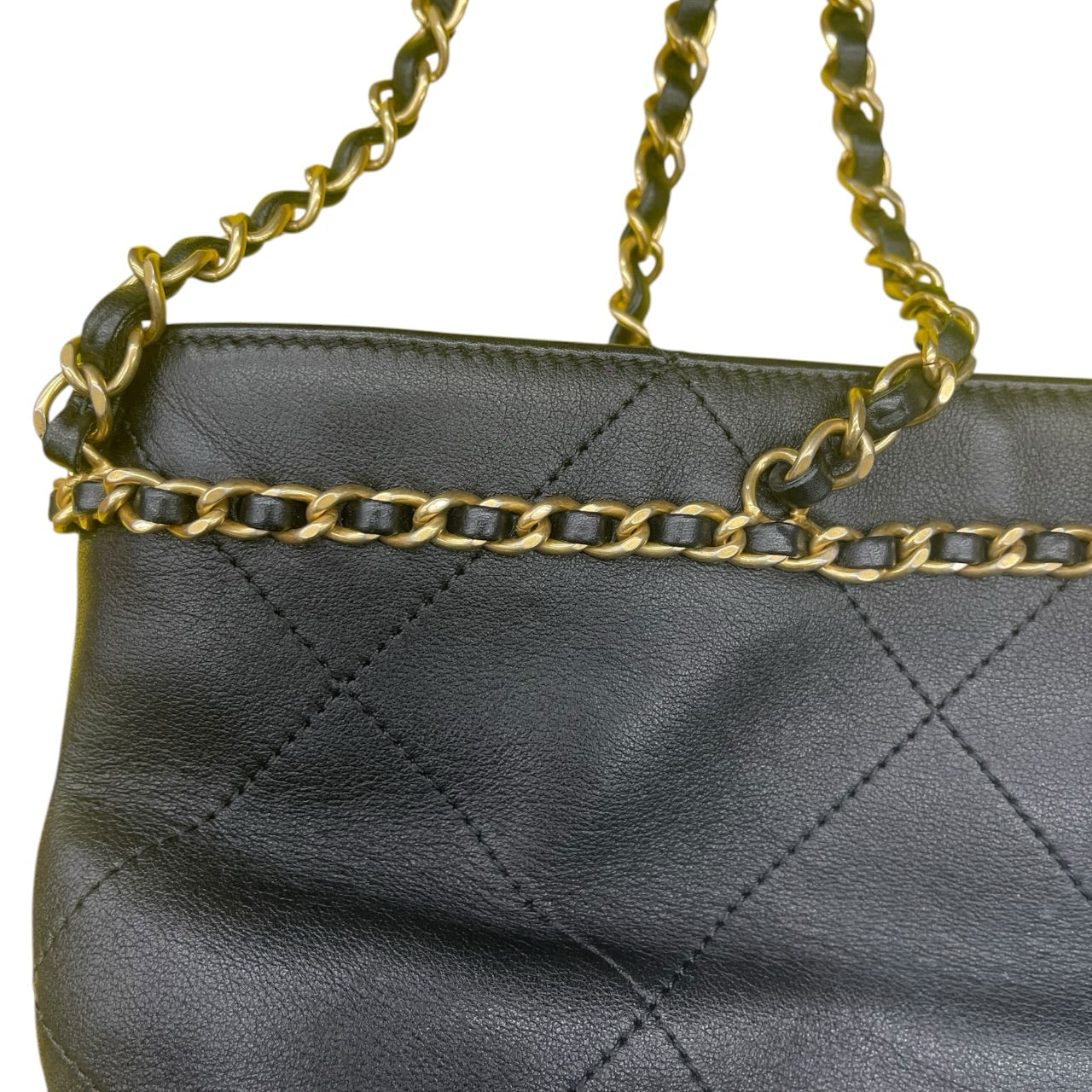 Chanel Black Quilted Leather Women Handbag