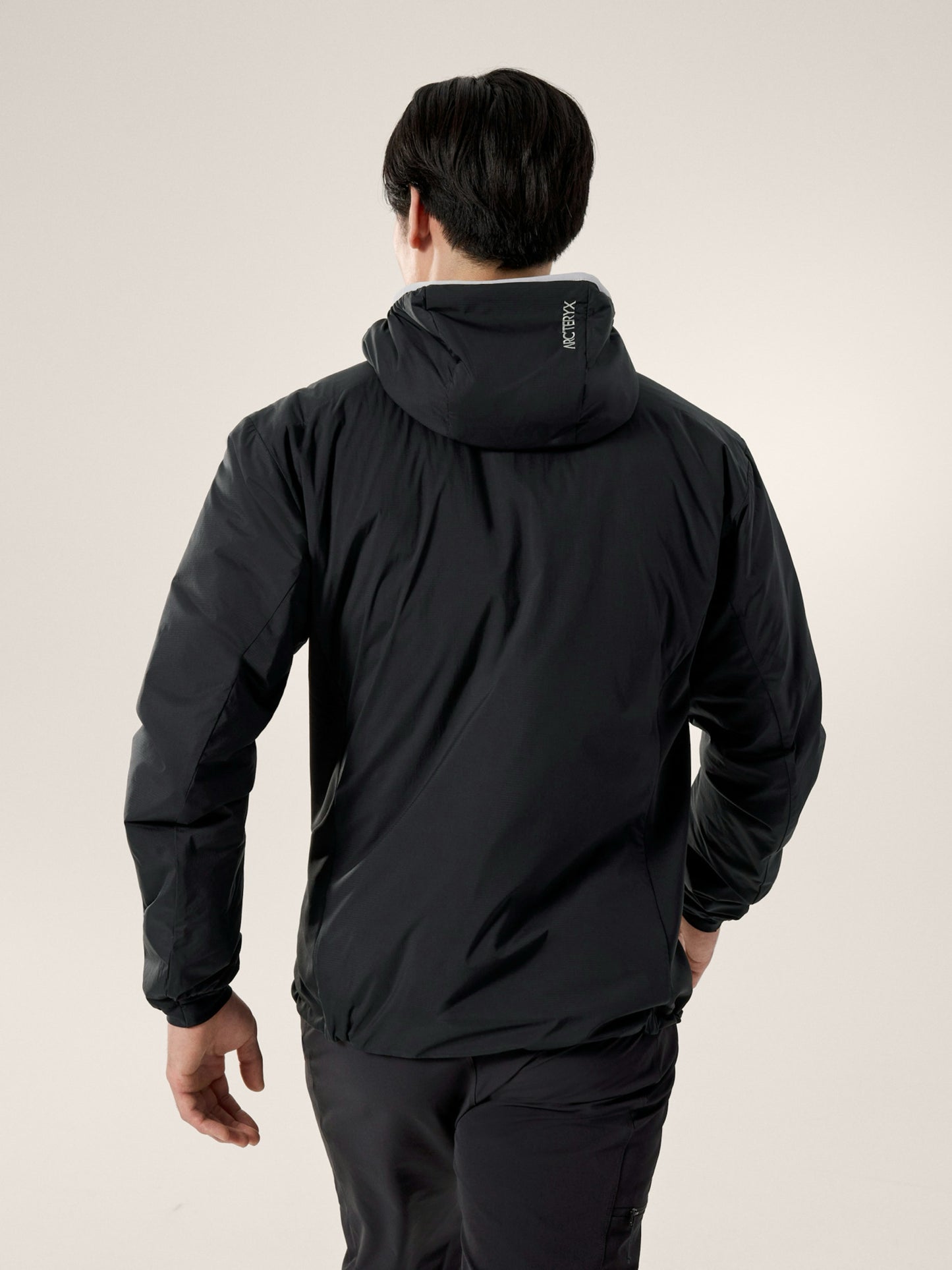 NWT Arc'teryx Mns Sz M Lodestar Atom Hoody Insulated Hiking Jacket Black Windbreaker