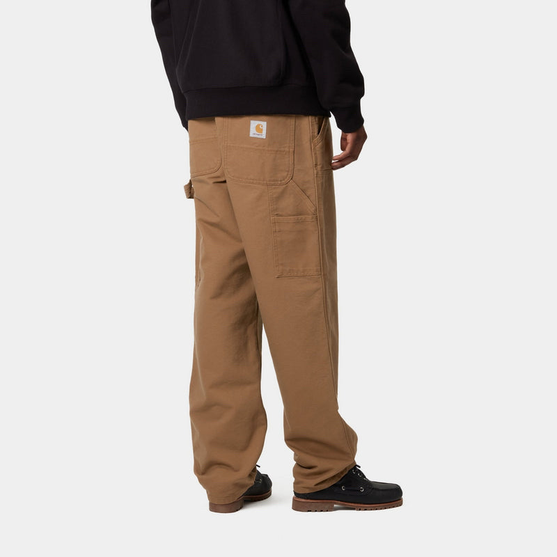 NWT Carhartt Double Knee Pant Hamilton Brown Rinsed 'Dearborn' Canvas Jeans Mns 30 x 32