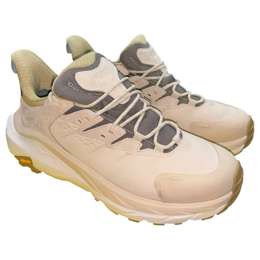 Hoka Kaha 2 Low GTX Hiking Men's Size 11.5 Excellent Tan/Beige Gortex Sneaker