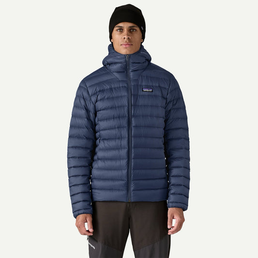 NWT Patagonia Mns Navy Down Sweater Hoody Puffer Sz XL