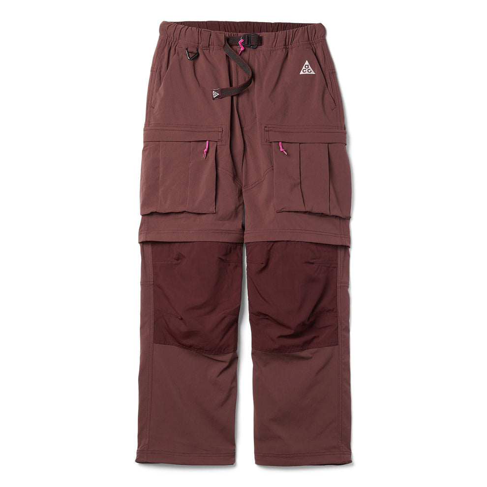 NWT Nike ACG "Smith Summit" Men's Convertible Cargo Pants Burgundy Crush Mns Sz XL