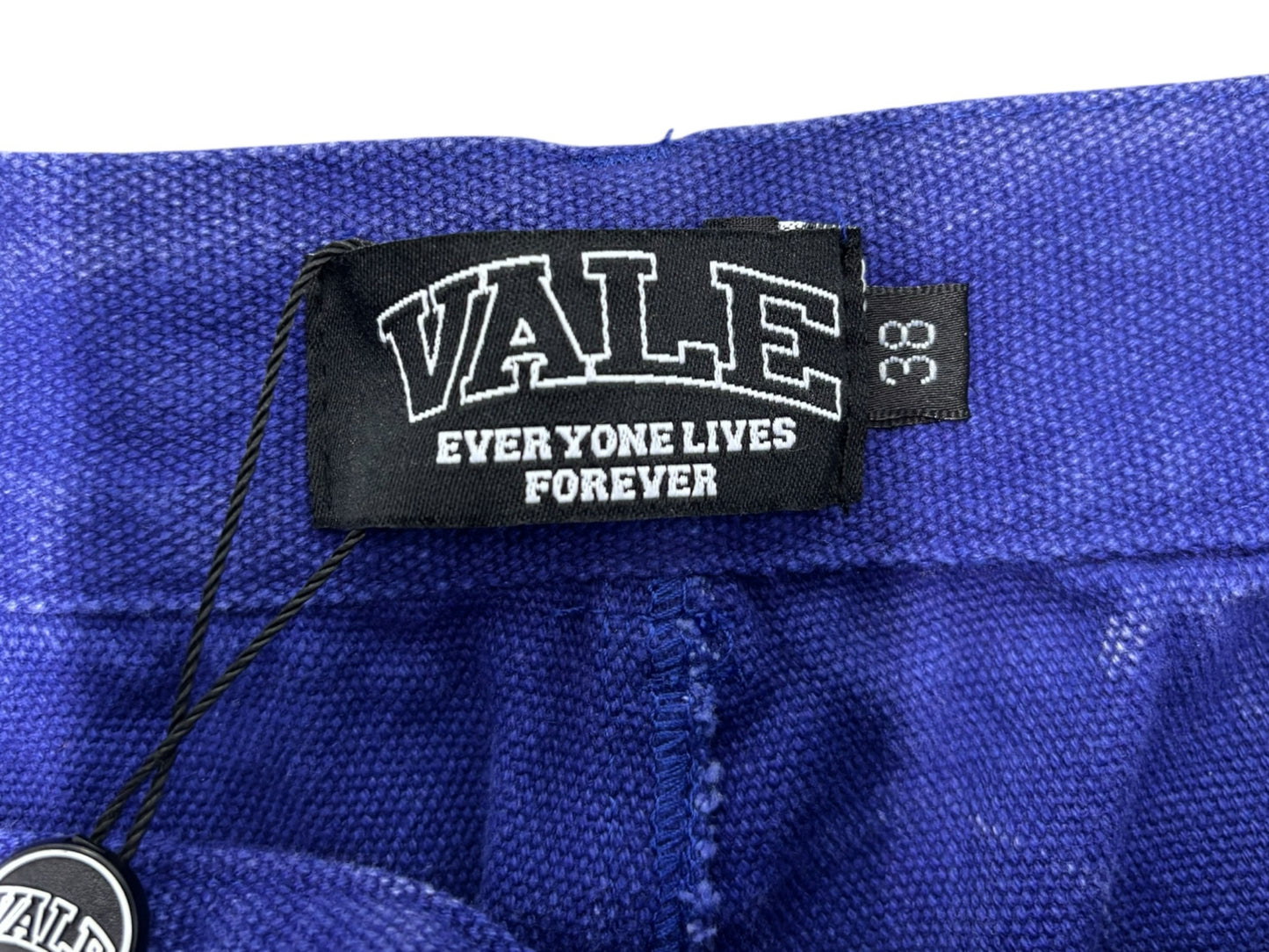 NWT Vale Forever Mns Sz 36  Light Wash Blue Wide Leg Denim Designer Streetwear