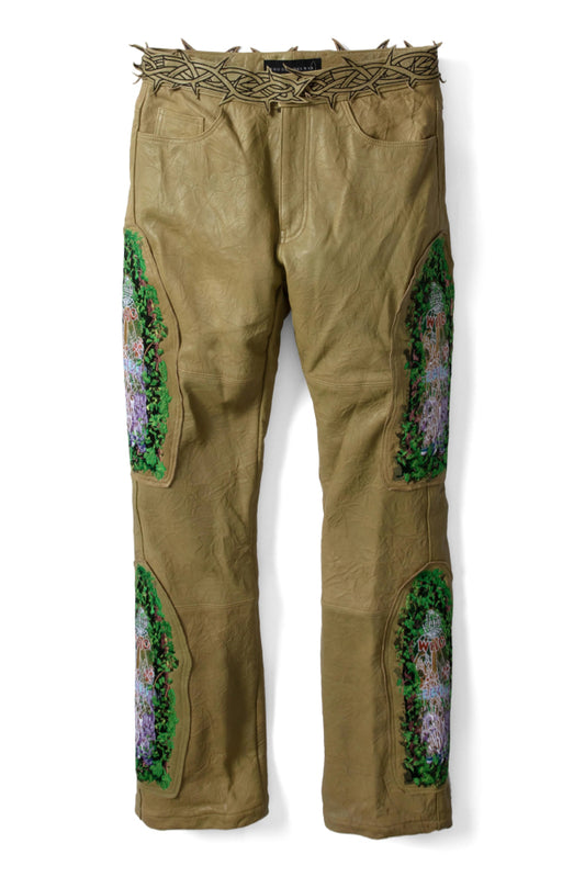 WHO DECIDES WAR Size 32 = MED Olive Jeans