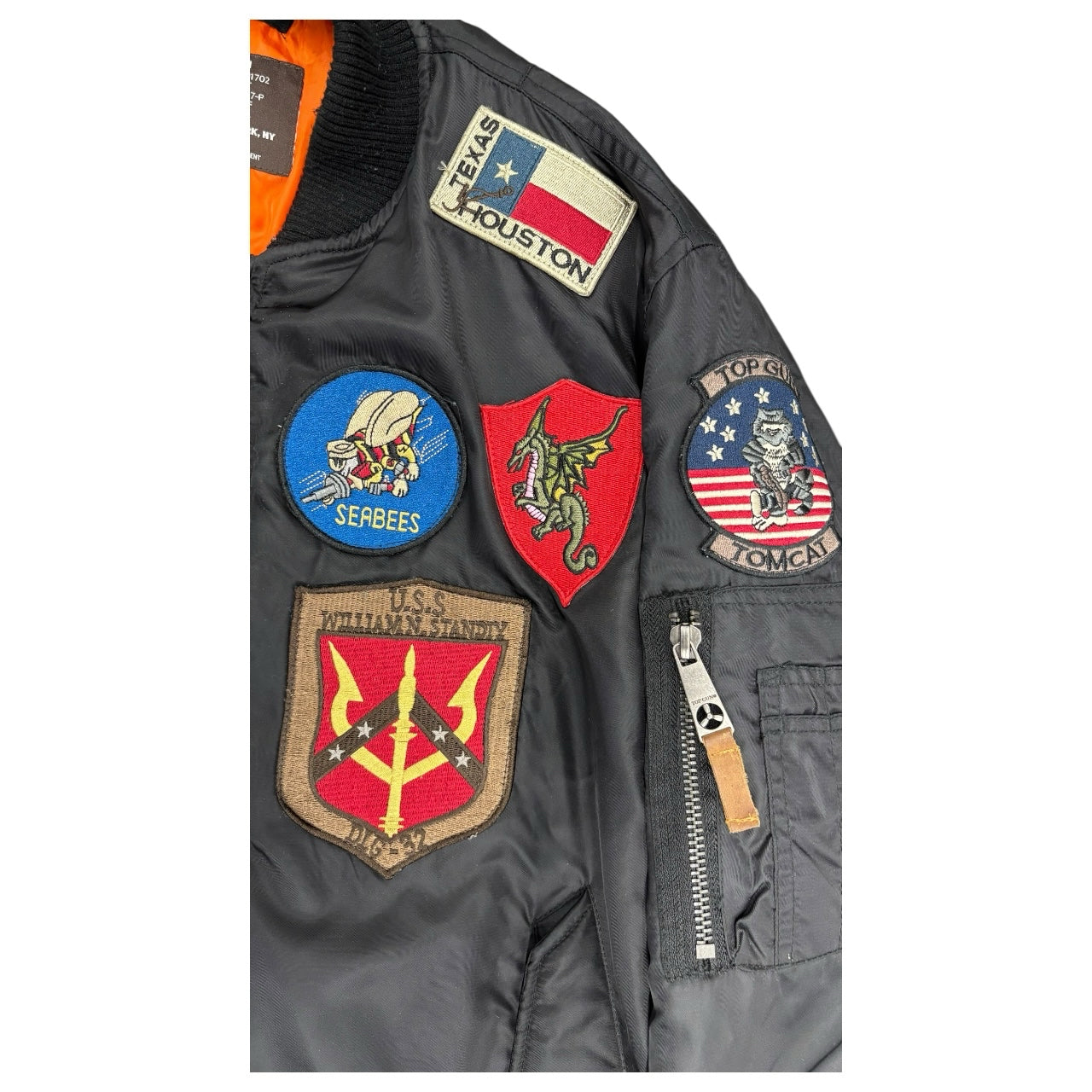 TOP GUN Black VINTAGE Jacket
