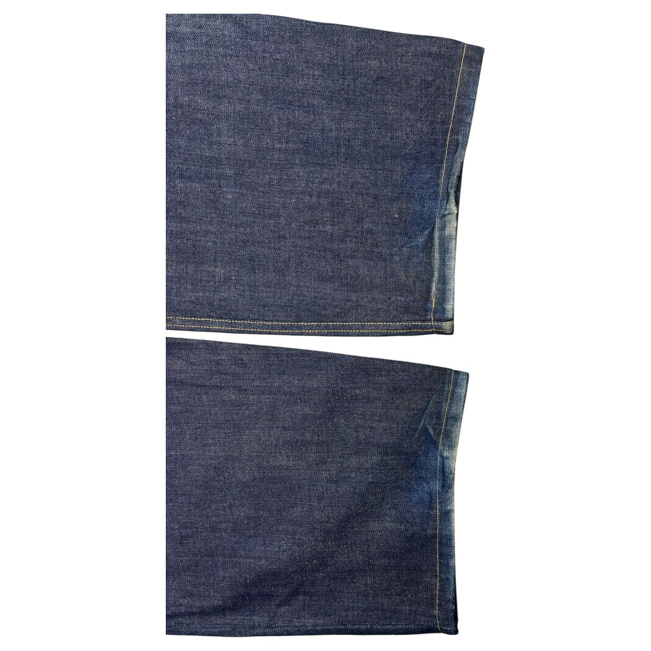 Sean John Vintage Floral Embroidered Heavy Wash Navy Jeans W44