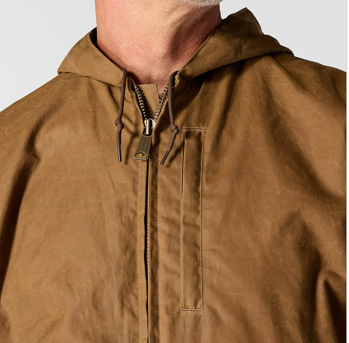 NWT Carhartt Loose Fit Brown Waxed Cotton Active Jacket Men Sz S