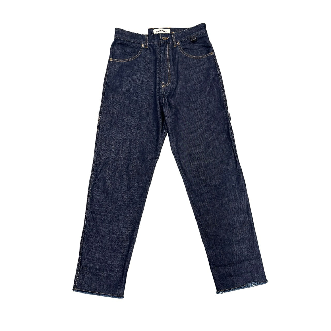 DARKPARK Blue Raw Carpenter Wide Leg Baggy Men Denim Sz 30