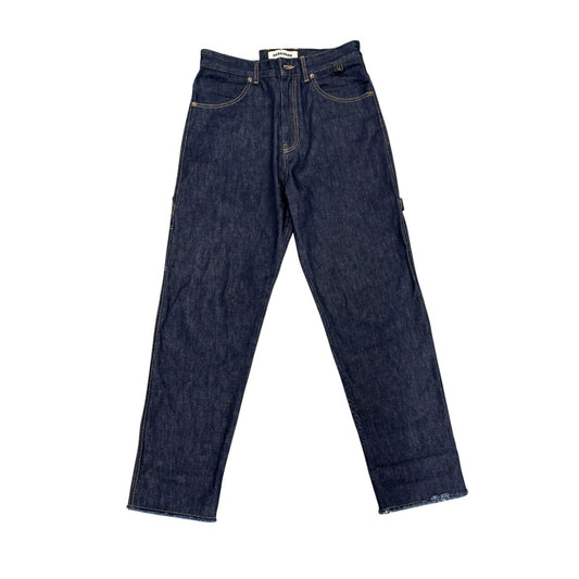 DARKPARK Blue Raw Carpenter Wide Leg Baggy Men Denim Sz 30