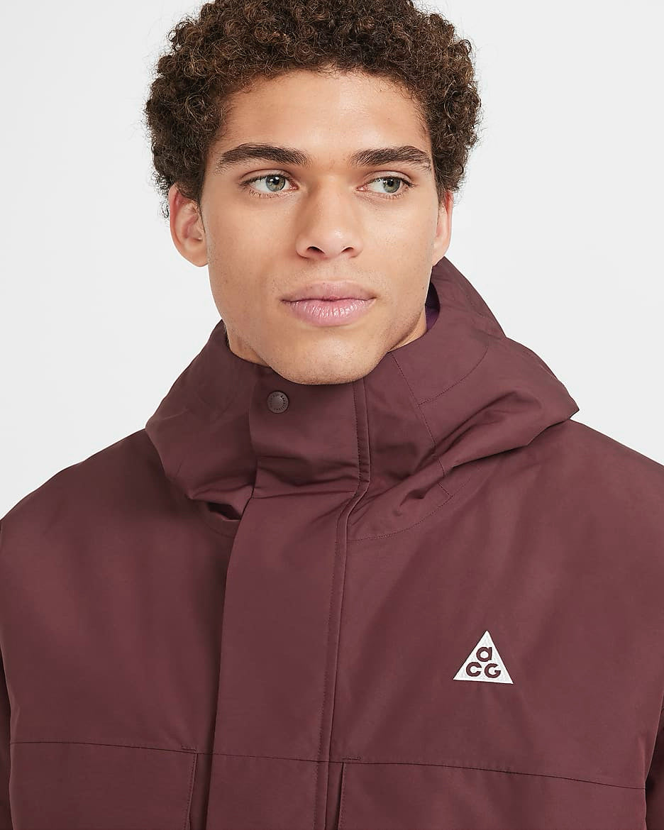 NWT Nike ACG PrimaLoft "Skull Peak" Men's Storm-FIT Burgundy Jacket Mns Sz M