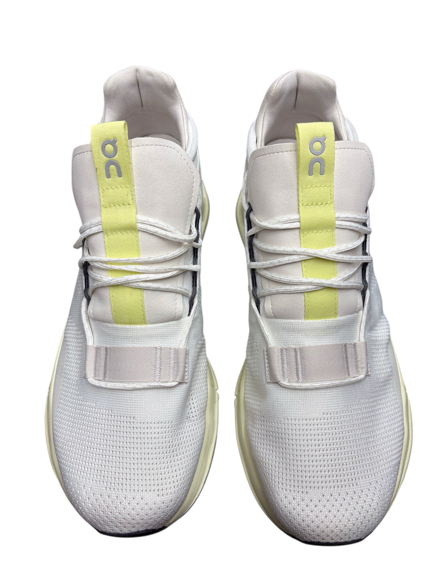 NWOB On Cloud Mns 10.5 Cloudnova Sneaker Undyed-White Seedling Green 26.98226