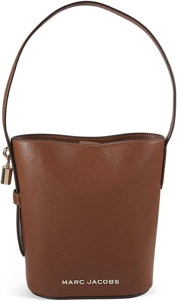 Marc Jacobs Women's Drifter Leather Bucket Bag Cognac Brown