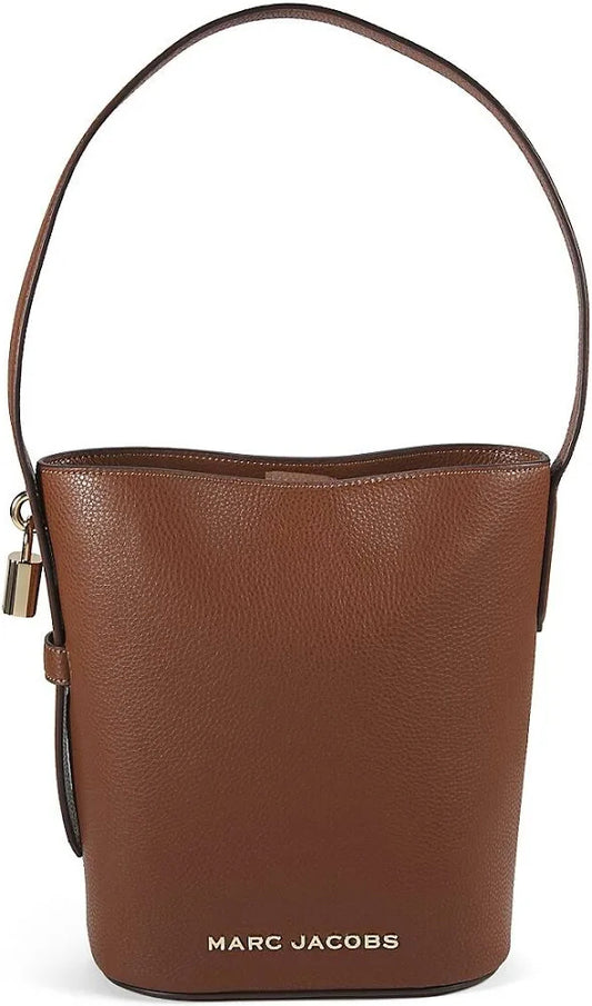 Marc Jacobs Women's Drifter Leather Bucket Bag Cognac Brown