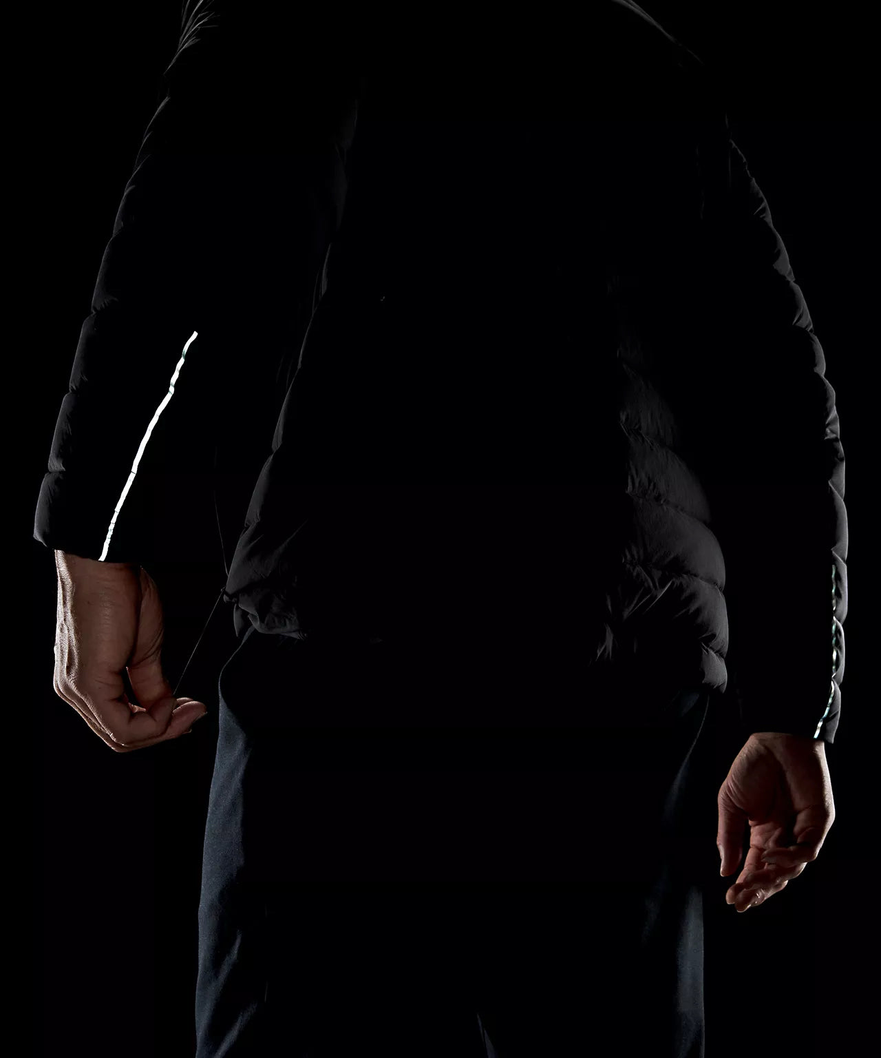 NWT Lululemon Navigation Down Black Full Zip Hoodie Jacket Men Sz M