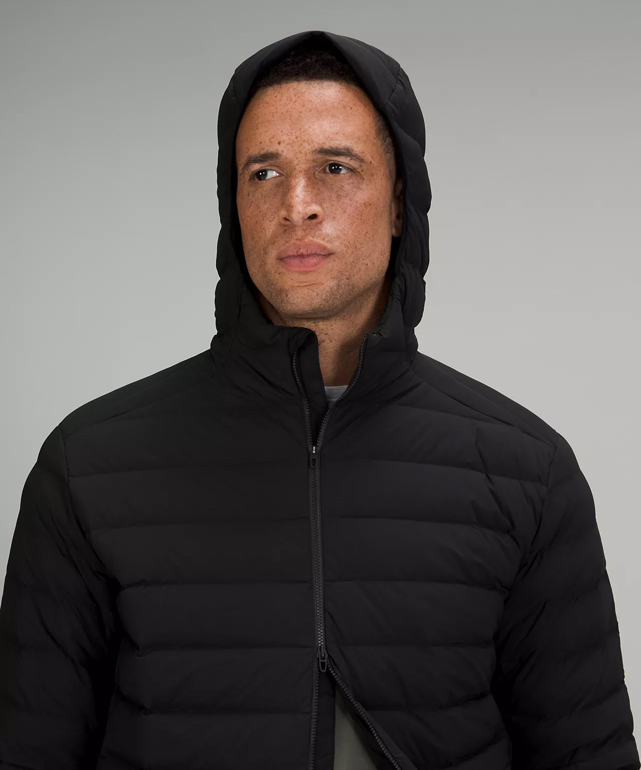NWT Lululemon Navigation Down Black Full Zip Hoodie Jacket Men Sz M