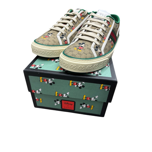 Gucci X Disney Tennis 1977 Mickey Mouse Men Sneakers Size 10