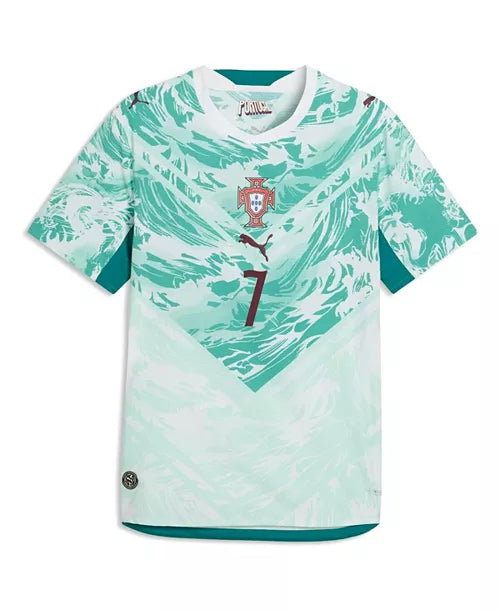 NWT Puma Cristiano Ronaldo White Portugal National Team 2026 Away Mns Jersey Sz S