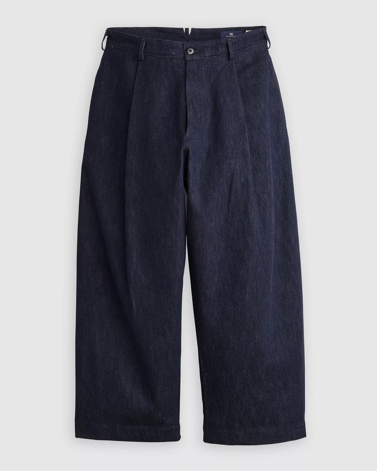 NWT Levis Blue Tab Pleated Mns Sz 38 Trousers Japanese Selvage Denim Ivy Med Wash