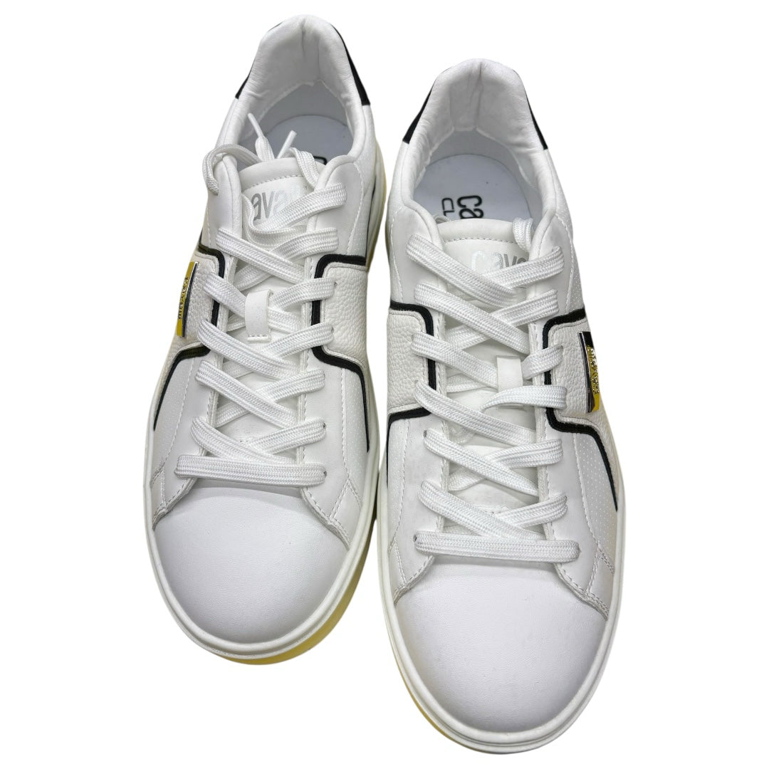 Cavalli Class men’s sneakers Sz 43 white like new Roberto shoes designer