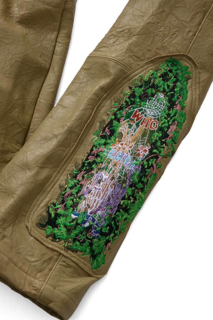 WHO DECIDES WAR Size 32 = MED Olive Jeans