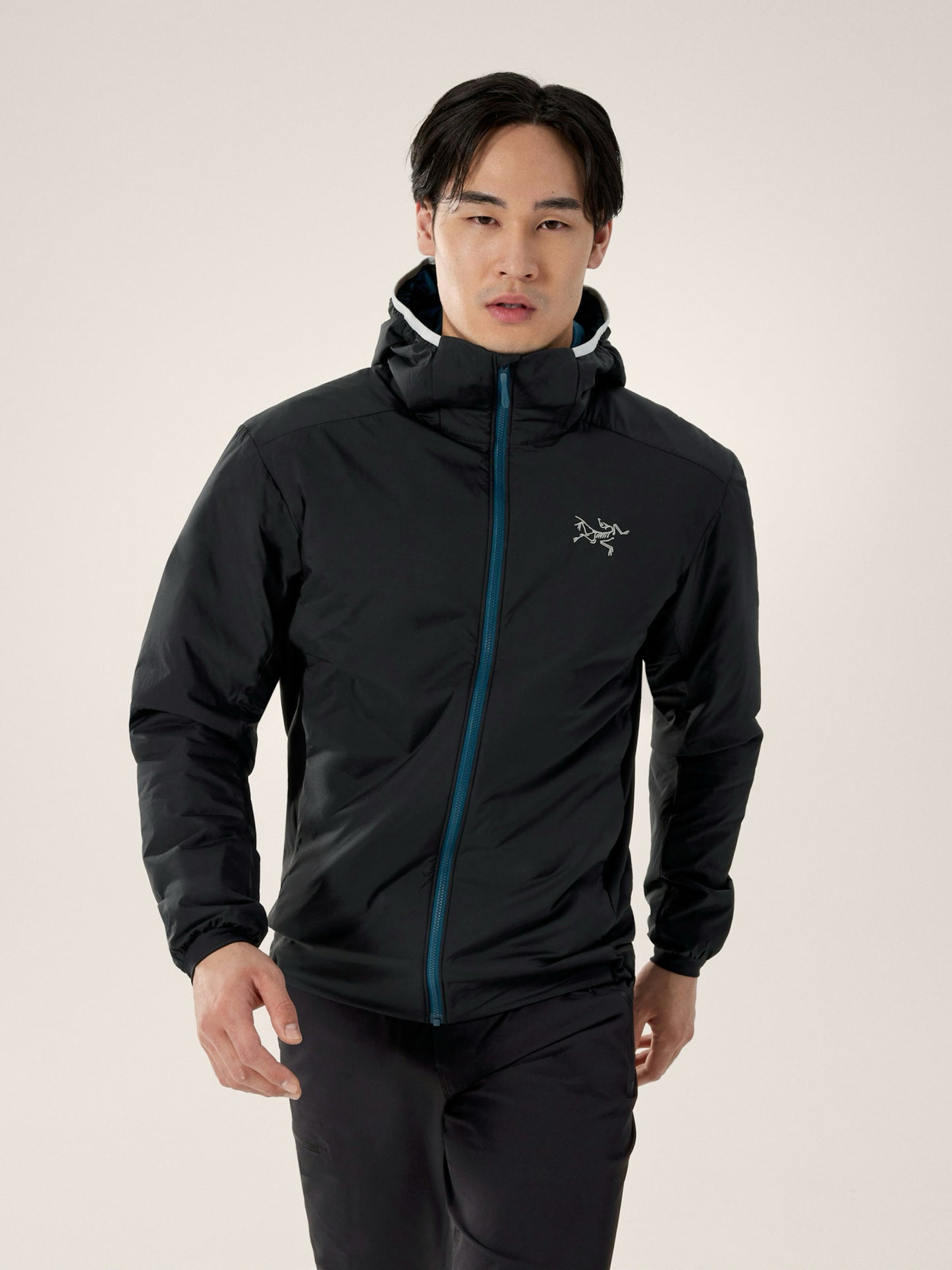 NWT Arc'teryx Mns Sz M Lodestar Atom Hoody Insulated Hiking Jacket Black Windbreaker