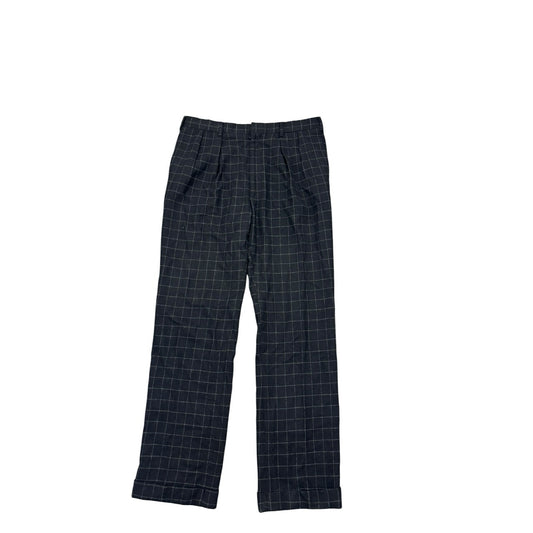Purpe Label Black Checker 100%  Cashmere Men Pants Sz 34