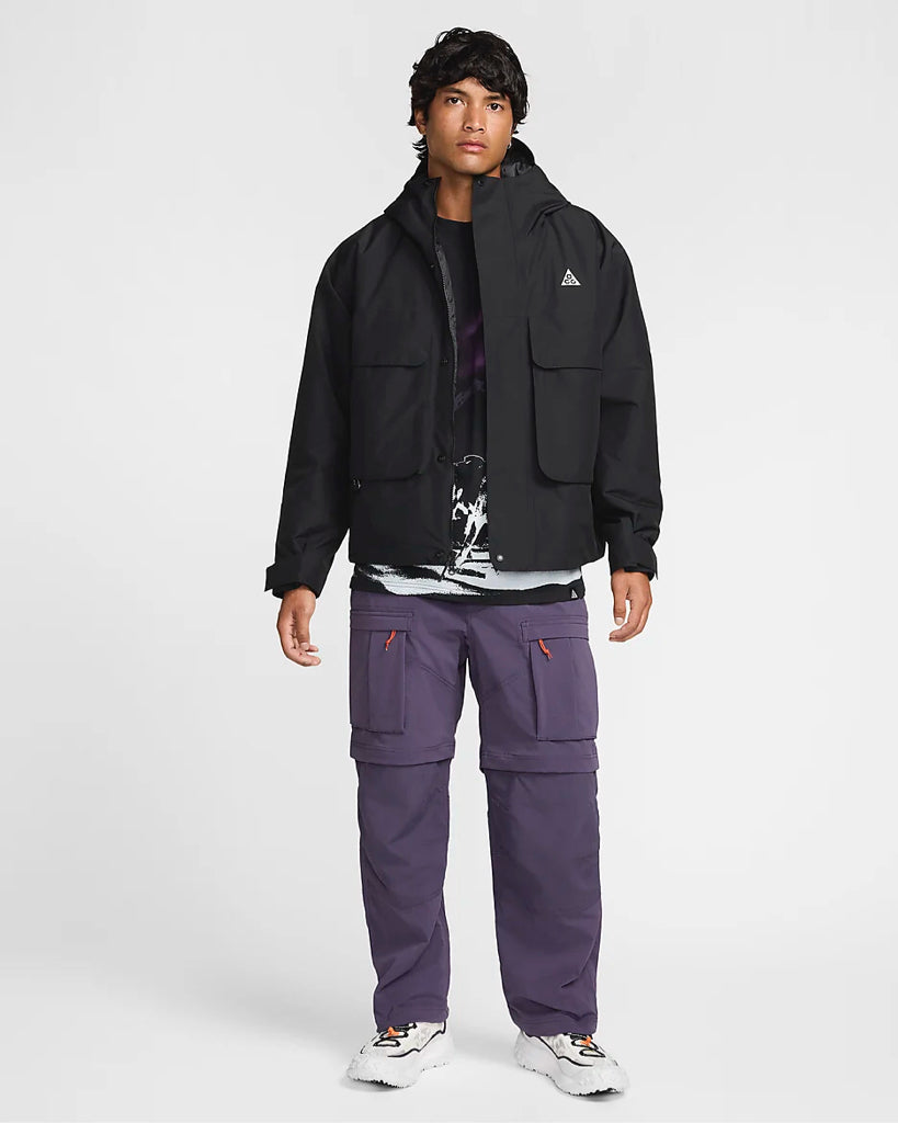 NWT Nike ACG PrimaLoft "Skull Peak" Men's Sz L Black Summit White Oversized Storm-FIT Jacket  FV8681-010