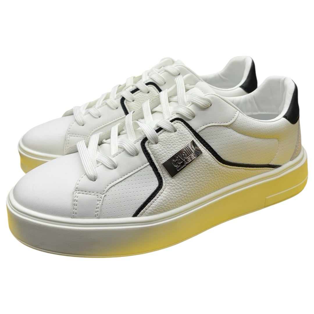 Cavalli Class men’s sneakers Sz 43 white like new Roberto shoes designer