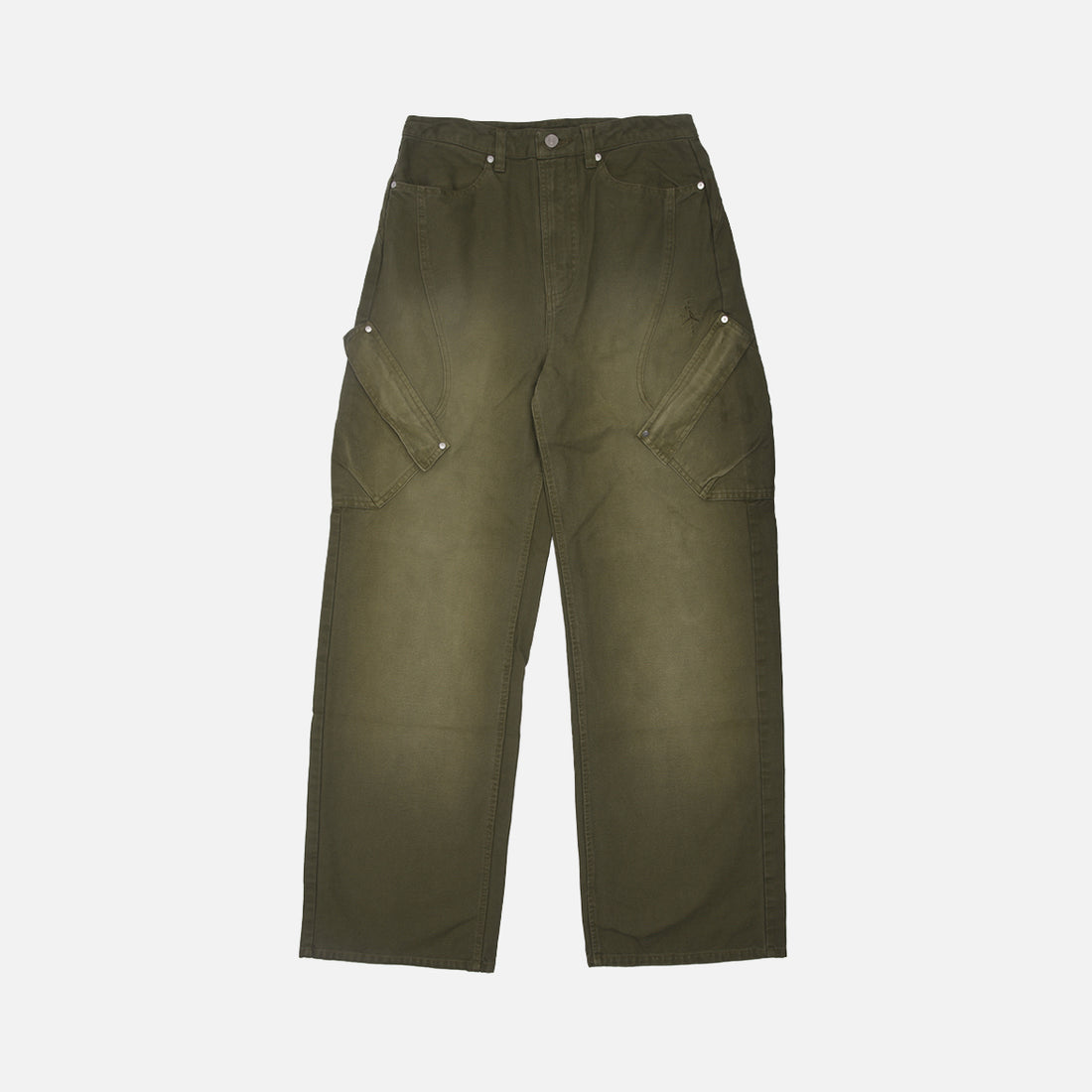 NWT Air Jordan x Travis Scott Canvas Cargo Pants Olive Cargo Khaki Wmns Sz S