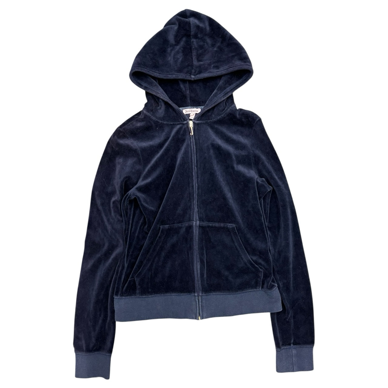 Juicy Couture Dark Blue Wmns Sz L Hooded Jacket